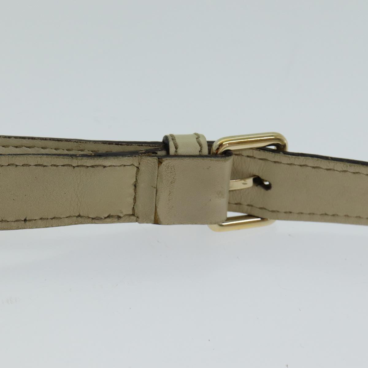 GUCCI GG Canvas Shoulder Bag Beige 77937