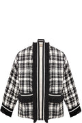 GUCCI Tweed Jacket Black White