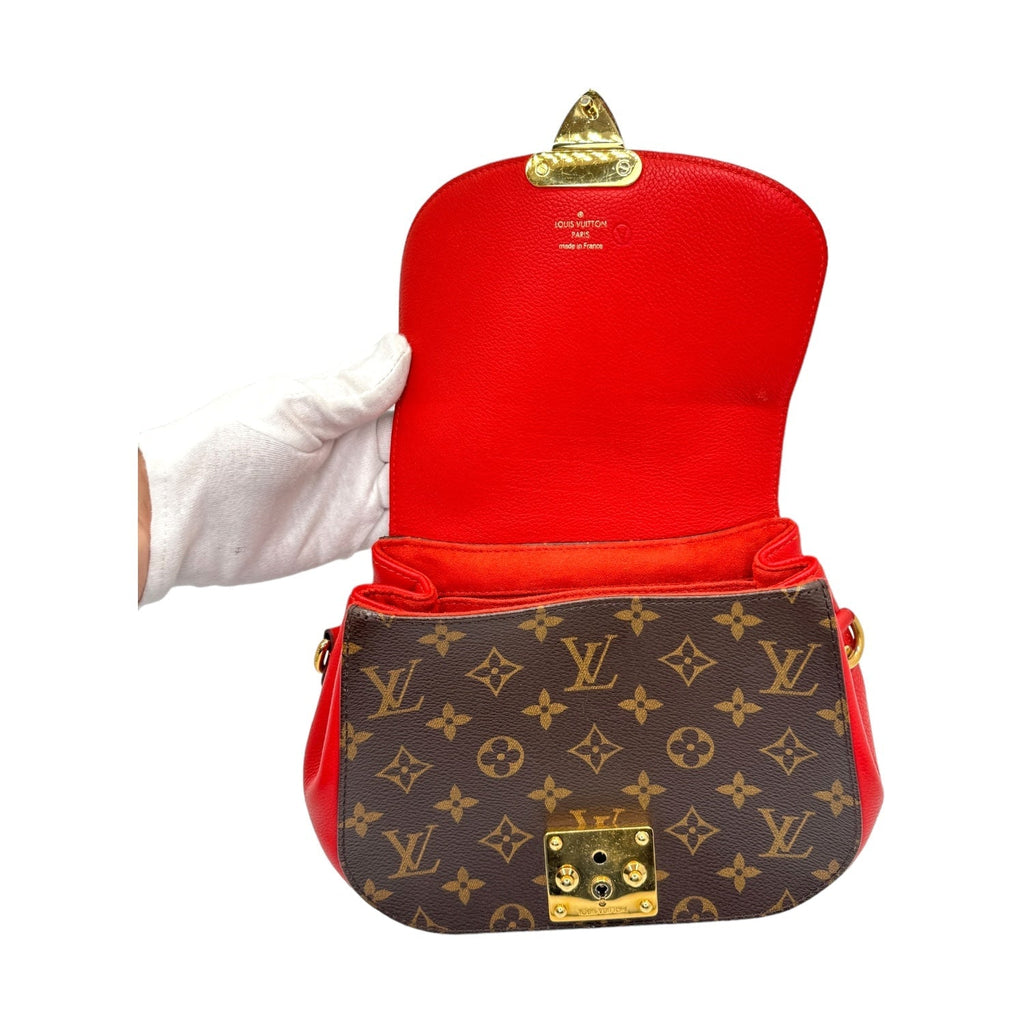 Louis Vuitton Monogram Eden MM Rouge Crossbody Bag