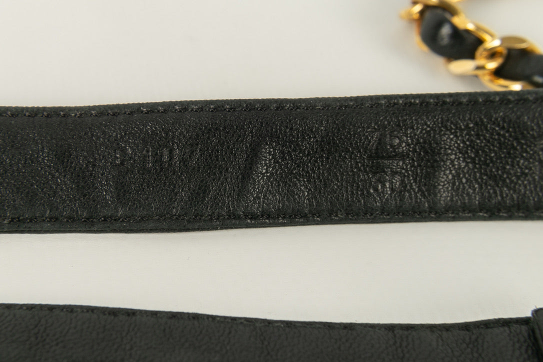 Ceinture en cuir Chanel