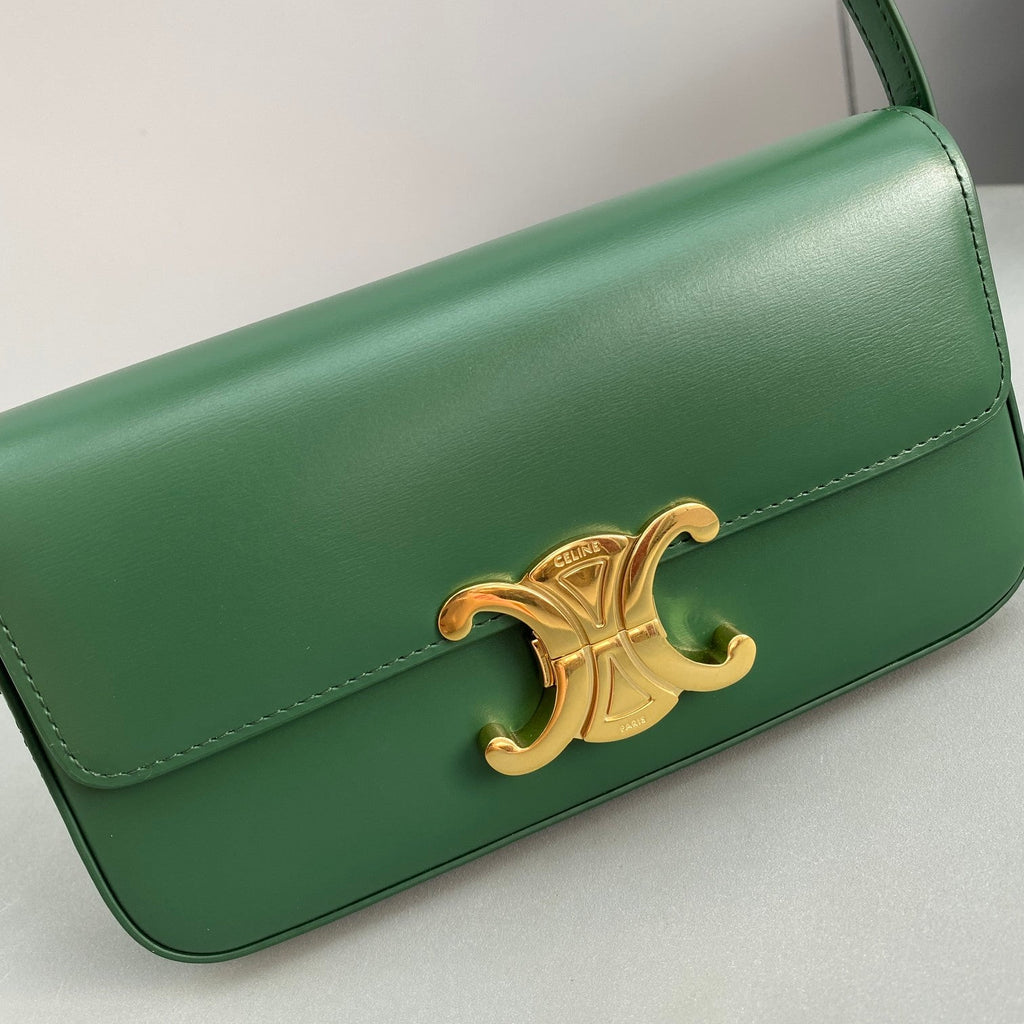 GLAMI Triomphe Shoulder Bag Green For Women 8in/20cmÃƒâ€šÃ‚Â 