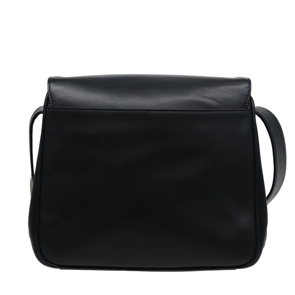GUCCI Bamboo Shoulder Bag Leather Black 001 14 1571 78084