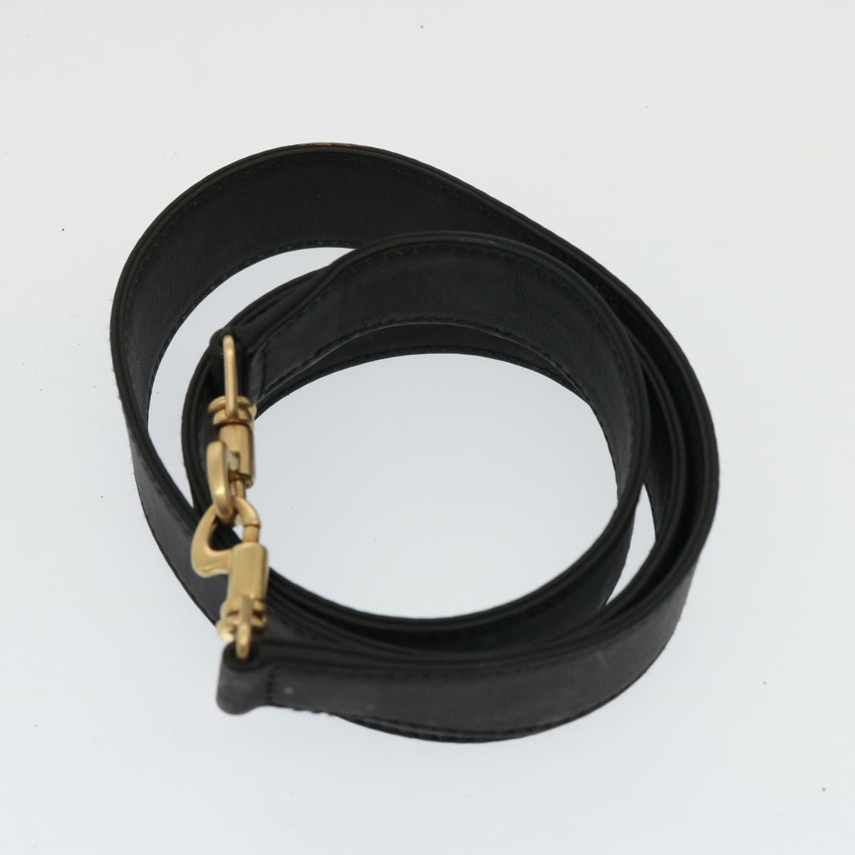 GUCCI Shoulder Bag Leather Suede 2way Black 001 2058 1638 0 78087