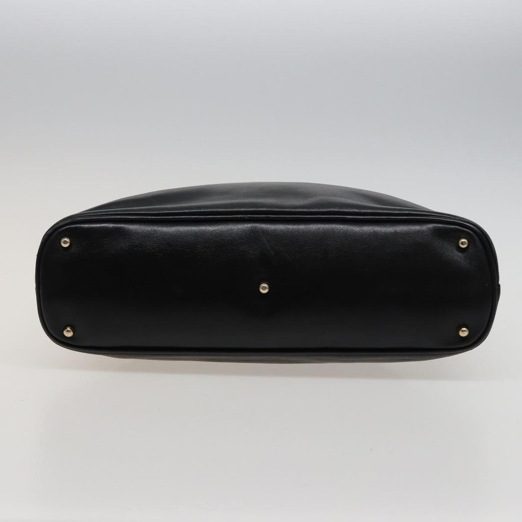 GUCCI Bamboo Shoulder Bag Leather 2way Black 000 1186 0289 78089