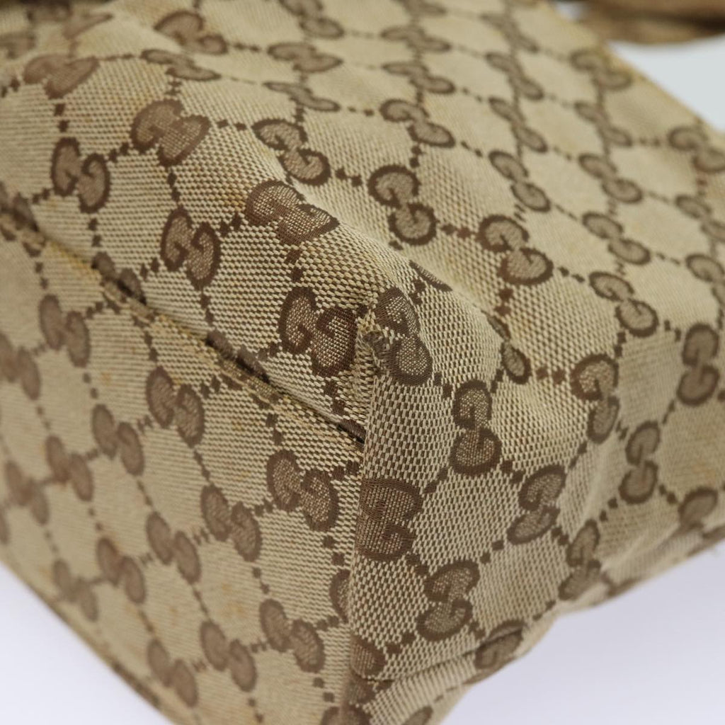 GUCCI GG Canvas Hand Bag Beige 002 1080 78093