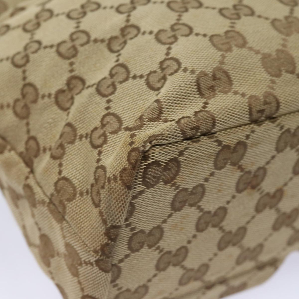 GUCCI GG Canvas Hand Bag Beige 002 1080 78093