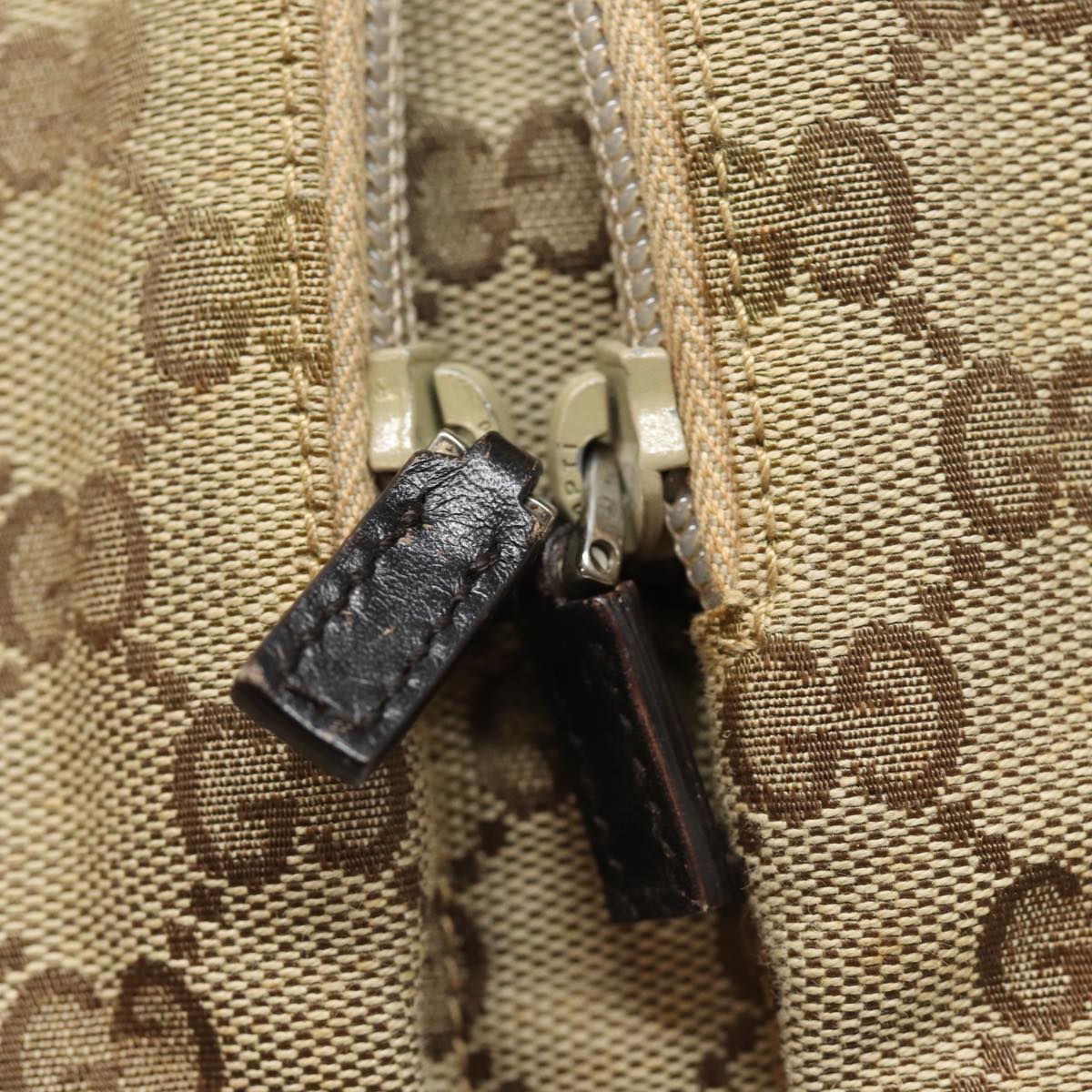 GUCCI GG Canvas Hand Bag Beige 002 1080 78093