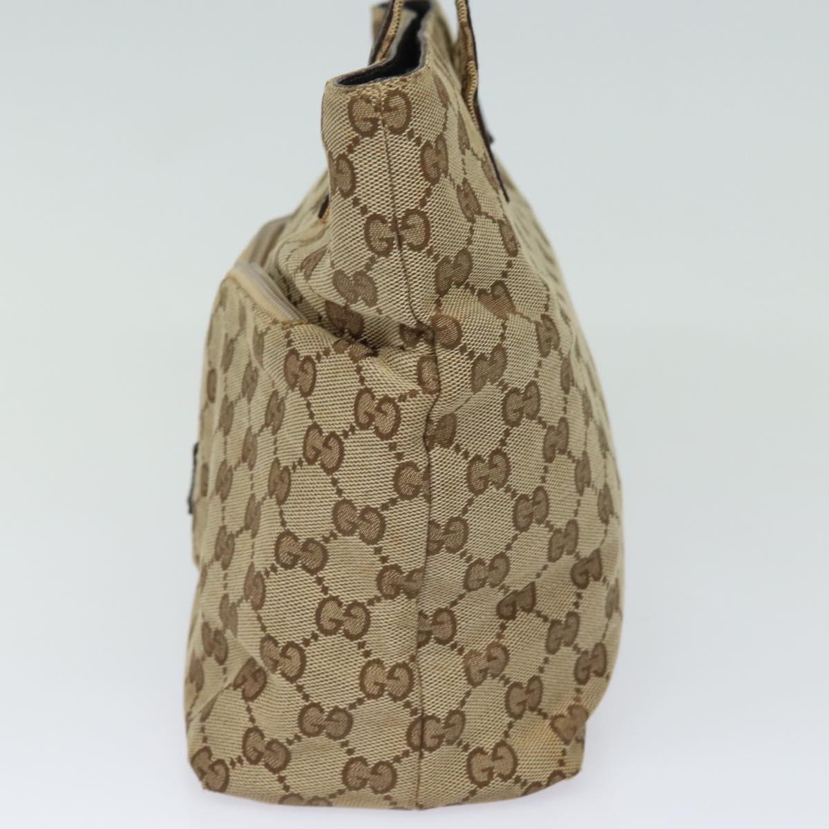GUCCI GG Canvas Hand Bag Beige 002 1080 78093