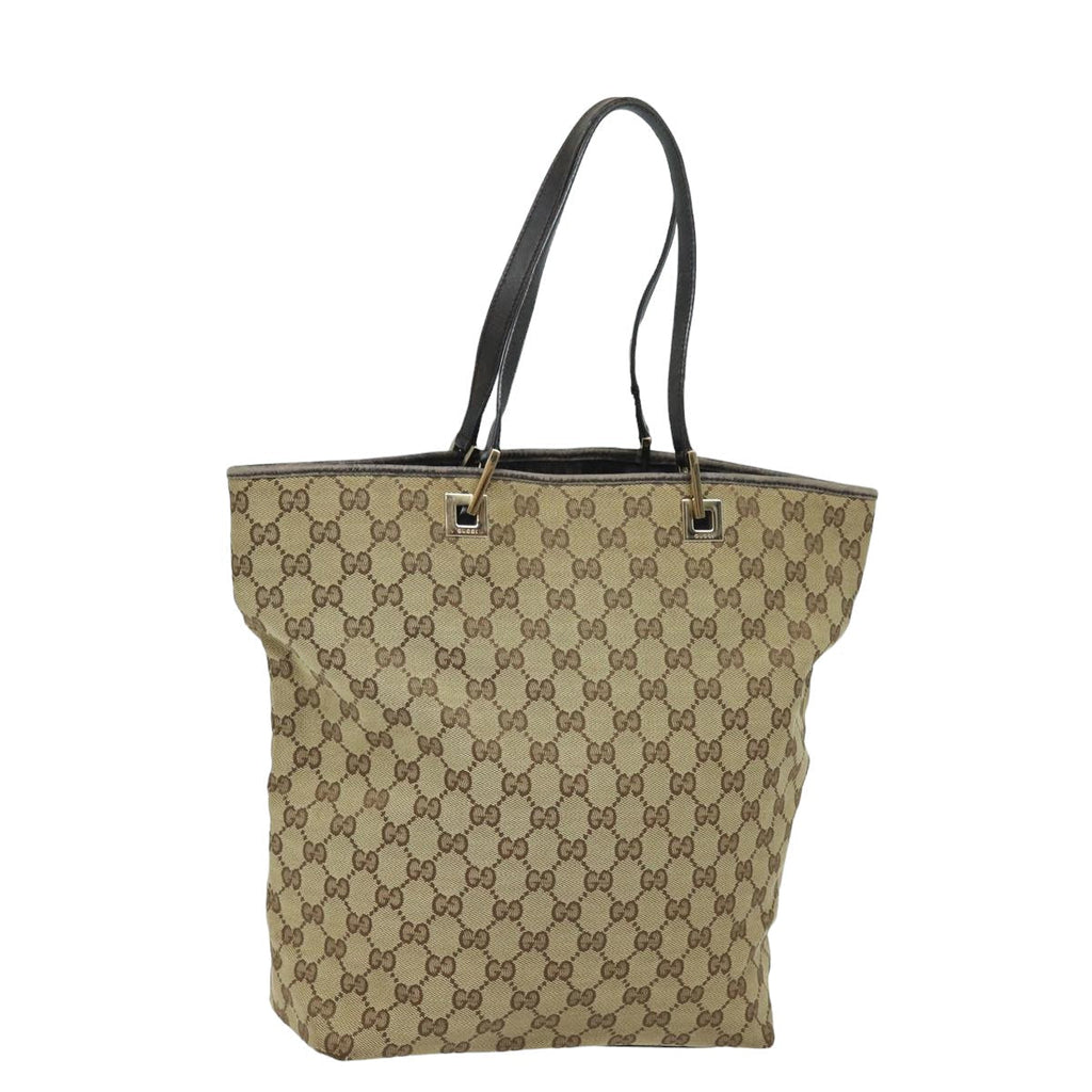 GUCCI GG Canvas Tote Bag Beige 002 1098 78094