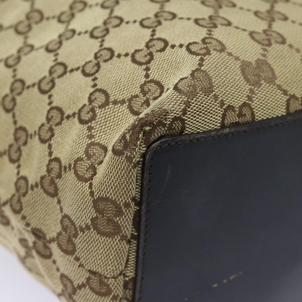 GUCCI GG Canvas Tote Bag Beige 002 1098 78094
