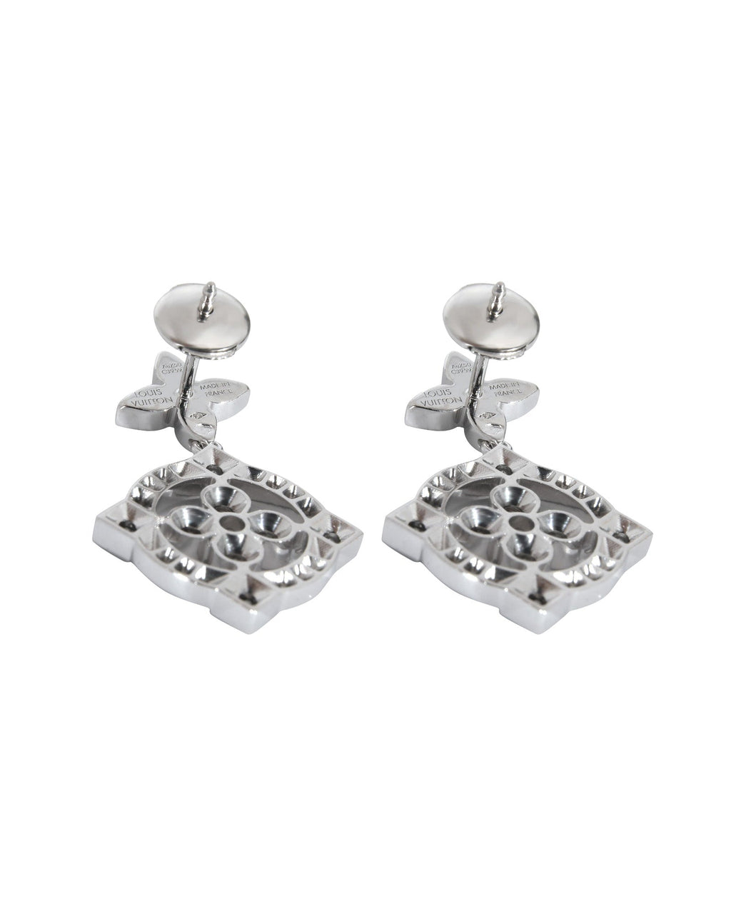 Louis Vuitton Dentelle Earrings in 18K White Gold 0.80 Ctw