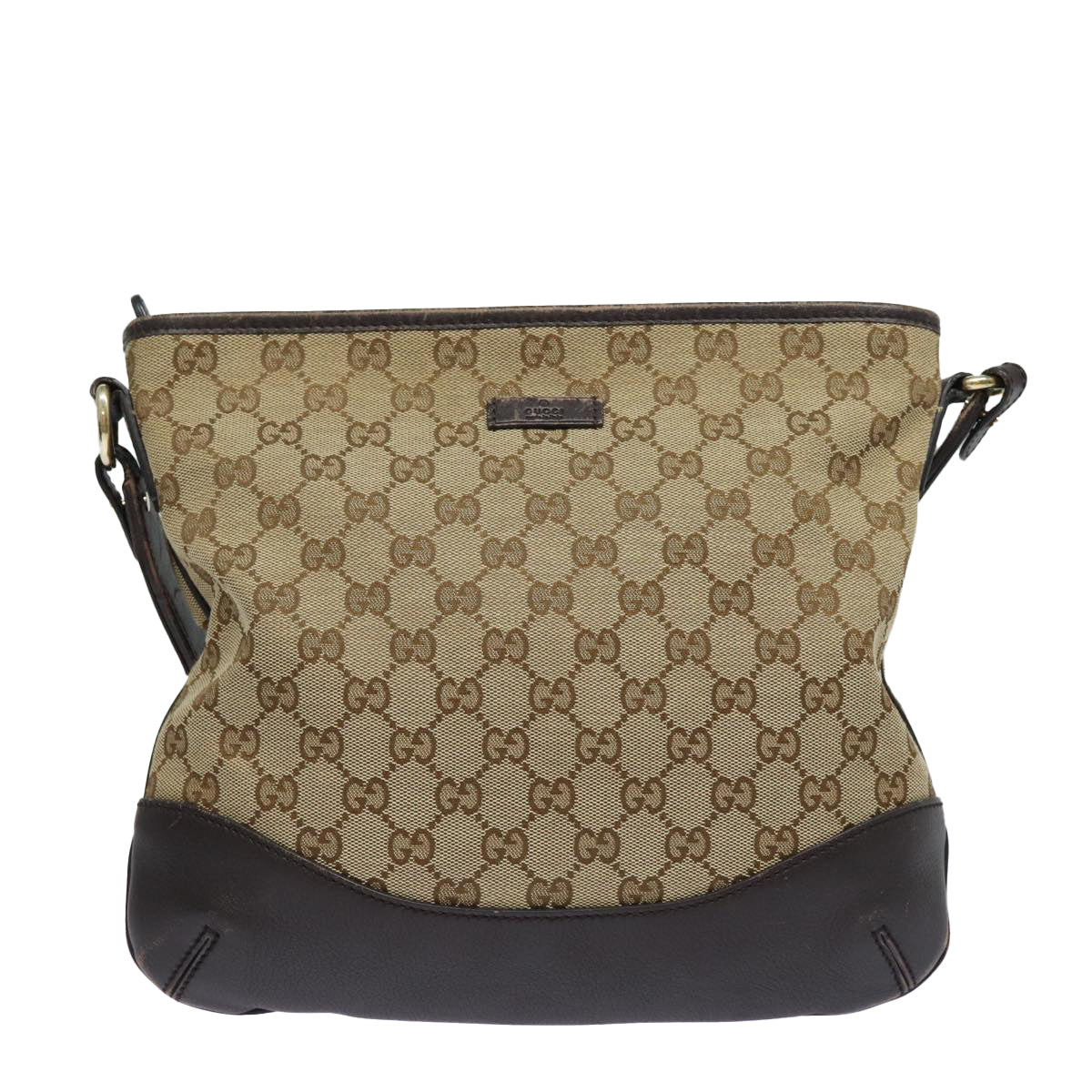 GUCCI GG Canvas Web Sherry Line Shoulder Bag Outlet 2way Beige 388927 78234