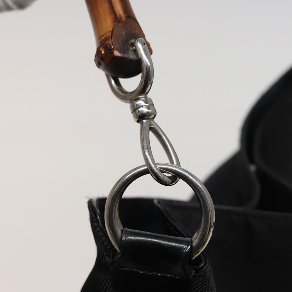 GUCCI Shoulder Bag Nylon Black 001 1998 1577 78240