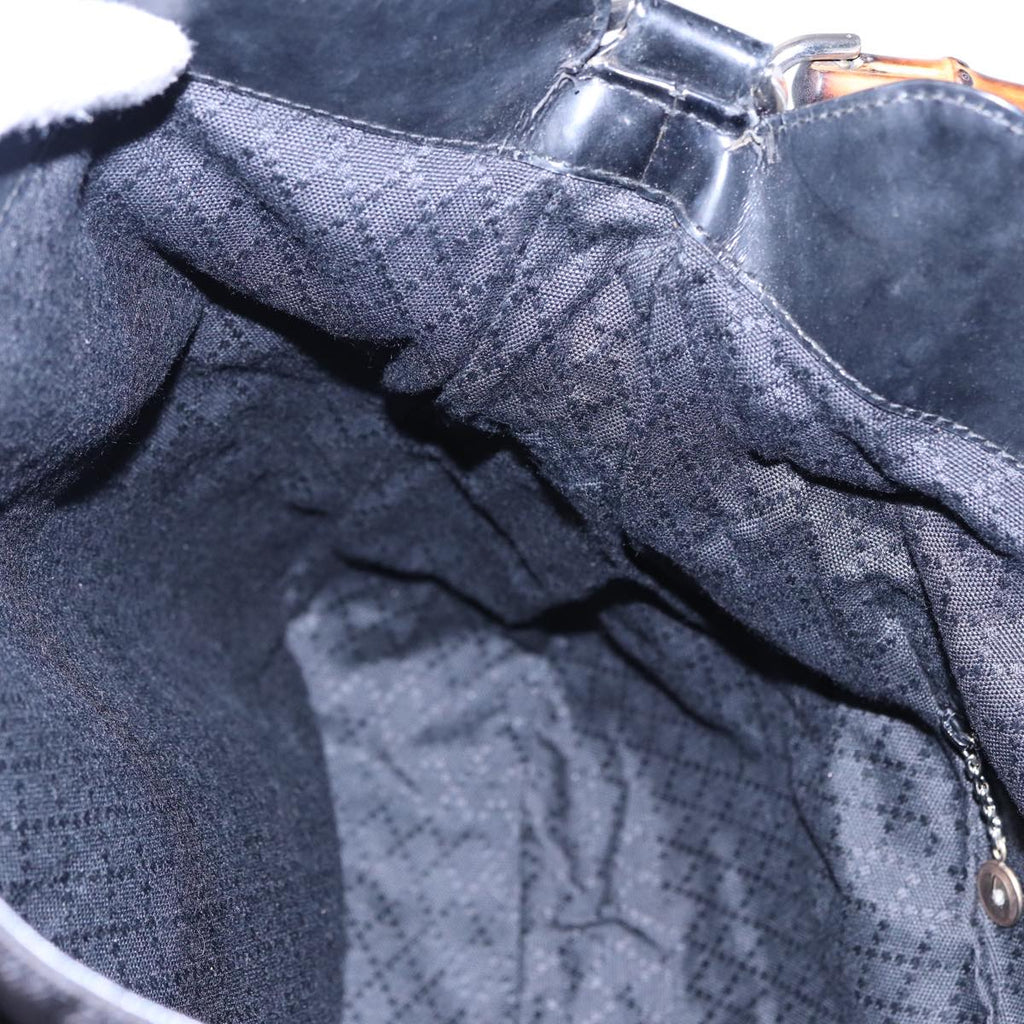 GUCCI Shoulder Bag Nylon Black 001 1998 1577 78240