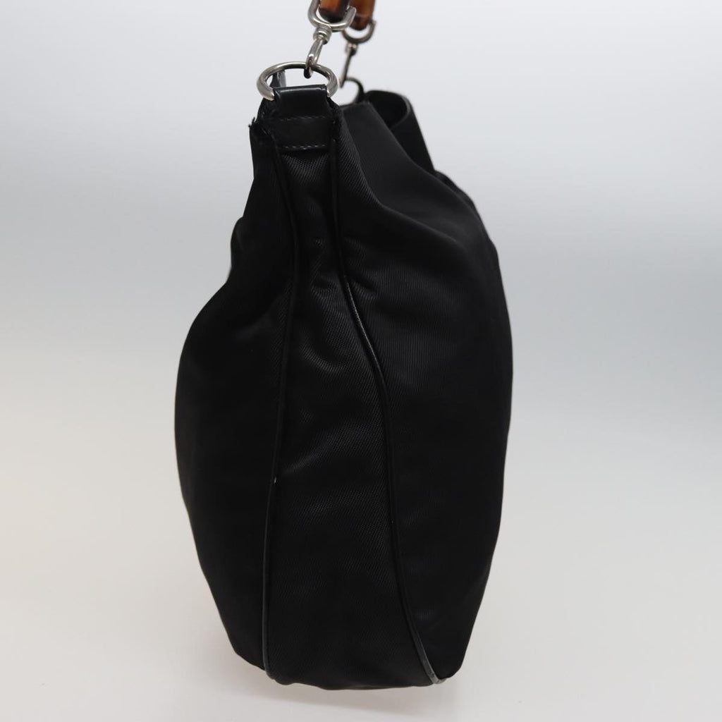GUCCI Shoulder Bag Nylon Black 001 1998 1577 78240