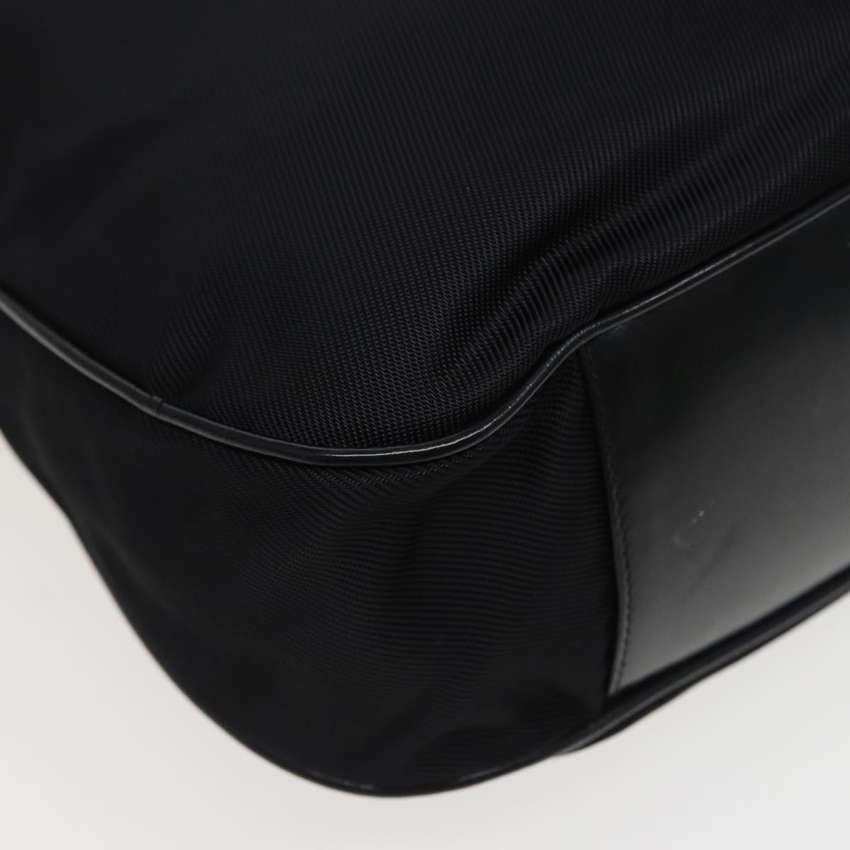 GUCCI Bamboo Shoulder Bag Nylon Black 001 2404 1577 78241