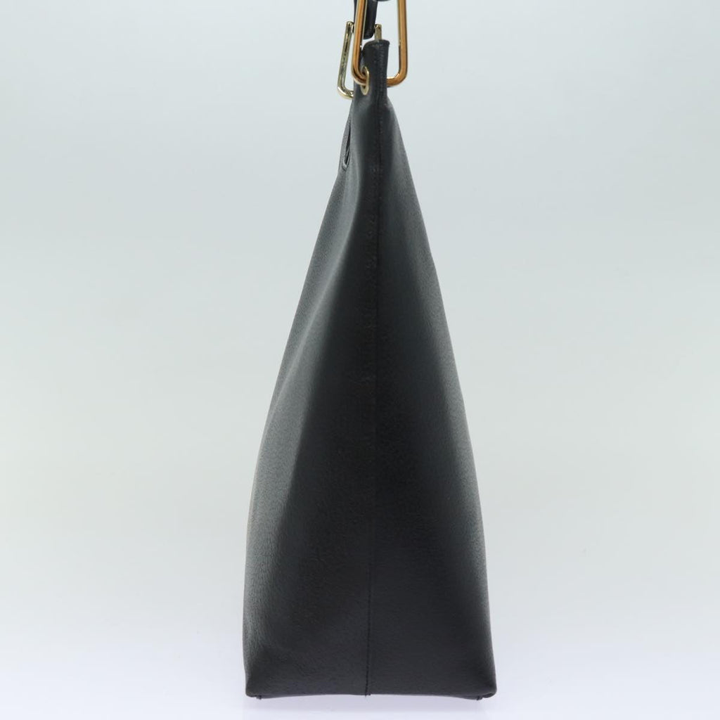 GUCCI Bamboo Shoulder Bag Leather Black 001 3006 78246