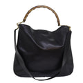 GUCCI Bamboo Shoulder Bag Leather Brown 001 1998 1577 78247