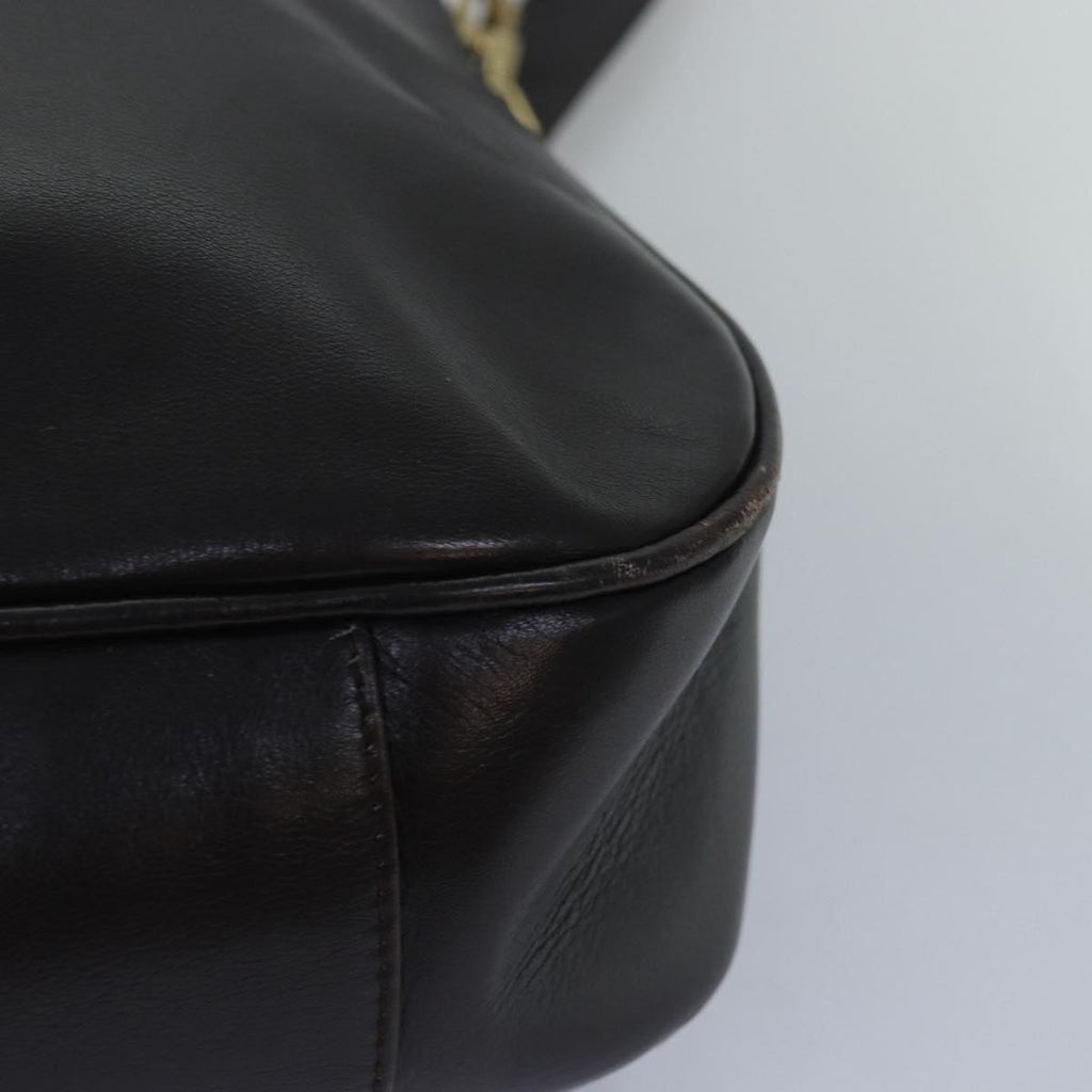 GUCCI Bamboo Shoulder Bag Leather Brown 001 1998 1577 78247