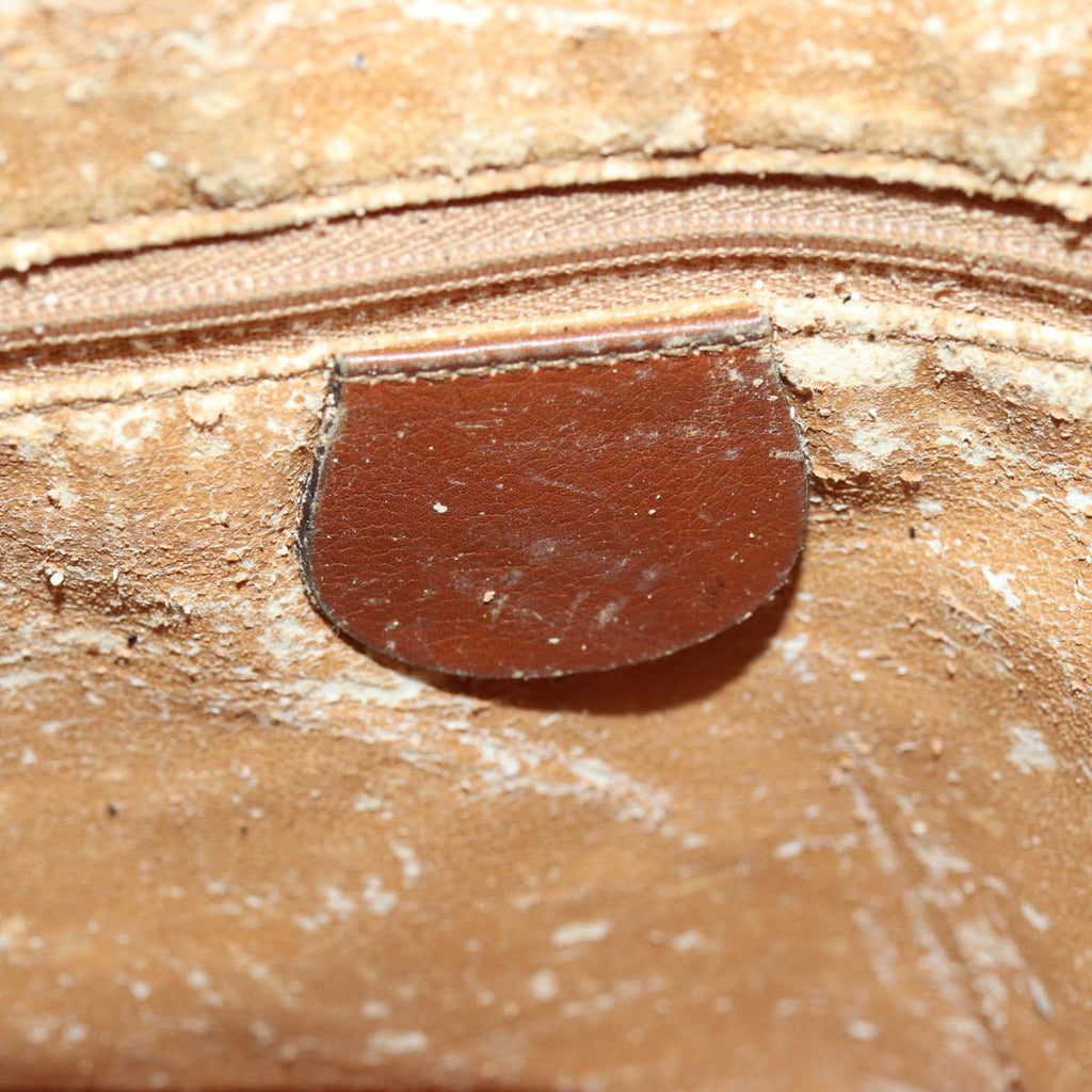 GUCCI Bamboo Shoulder Bag Leather 2way Brown 001 1638 78250