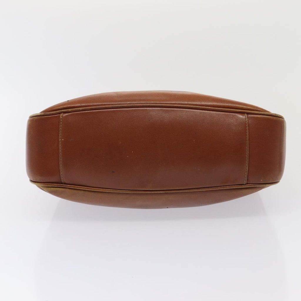 GUCCI Bamboo Shoulder Bag Leather 2way Brown 001 1638 78250