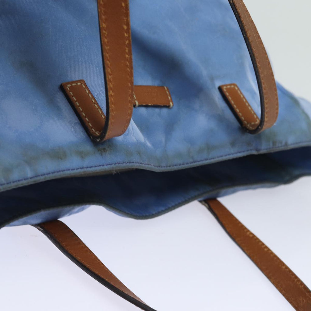 GUCCI GG Canvas Tote Bag Blue 282439 78251