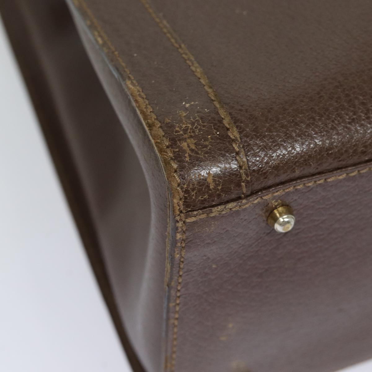 GUCCI Bamboo Tote Bag Leather Brown 002 1186 0260 78252