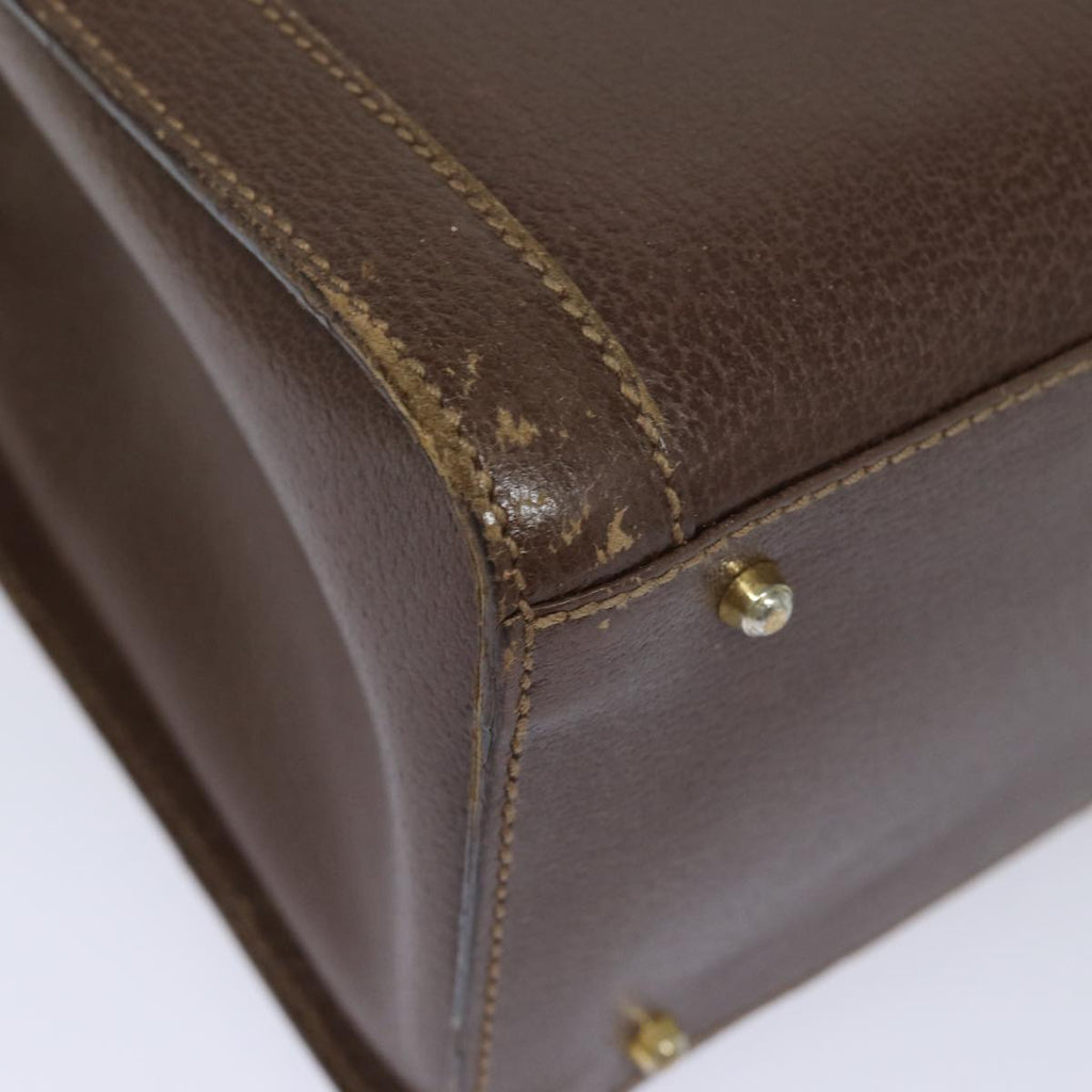 GUCCI Bamboo Tote Bag Leather Brown 002 1186 0260 78252