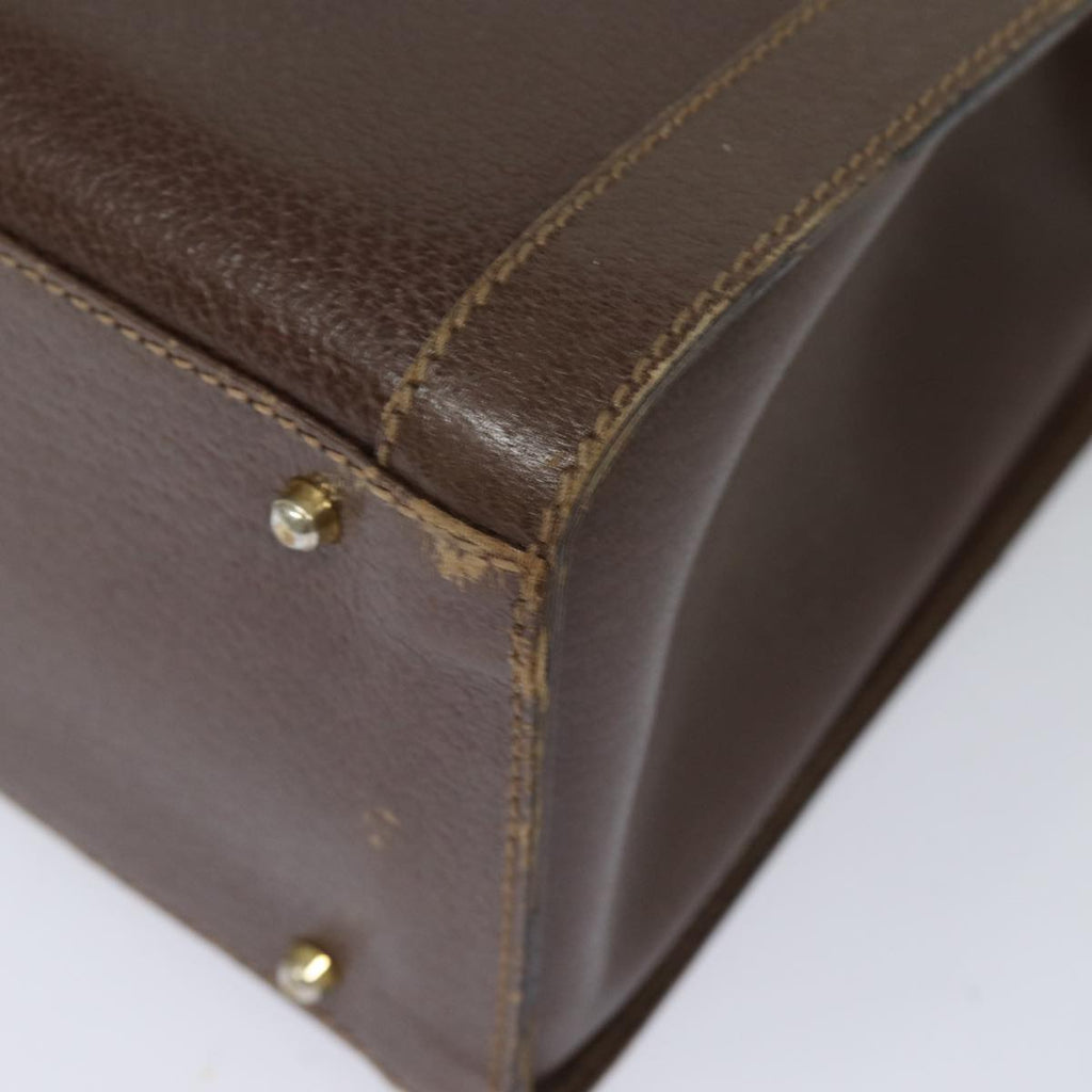 GUCCI Bamboo Tote Bag Leather Brown 002 1186 0260 78252