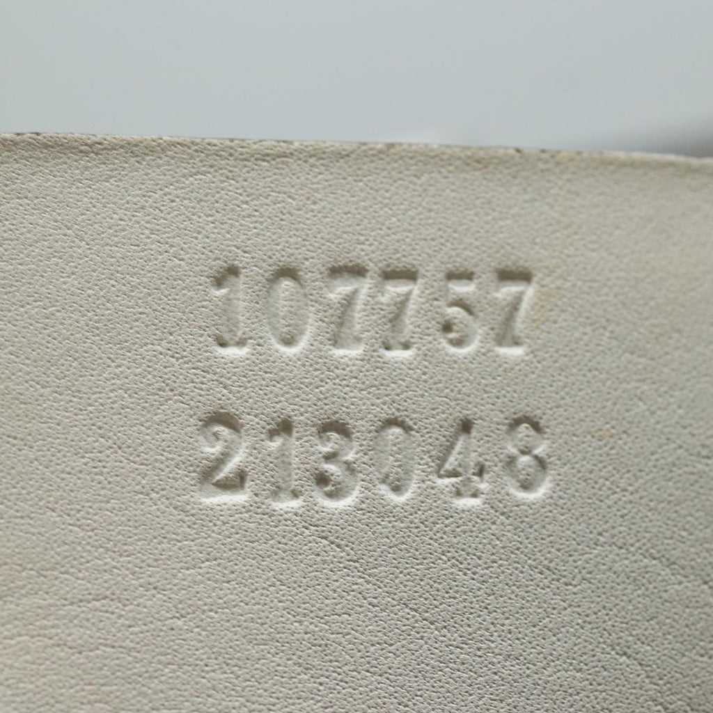 GUCCI GG Canvas Hand Bag Cream 107757 78253