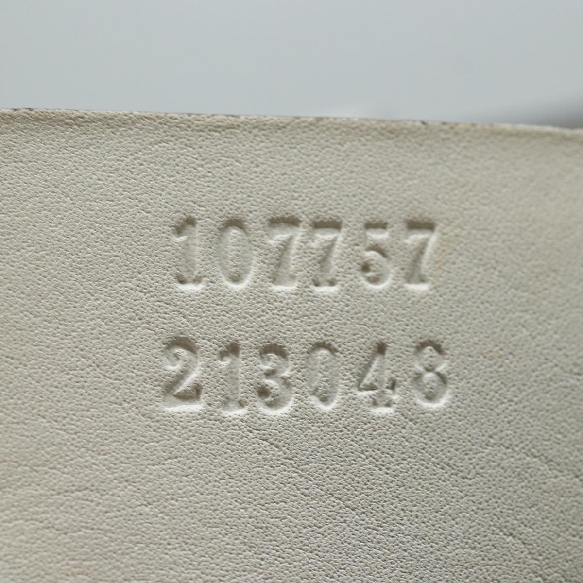 GUCCI GG Canvas Hand Bag Cream 107757 78253