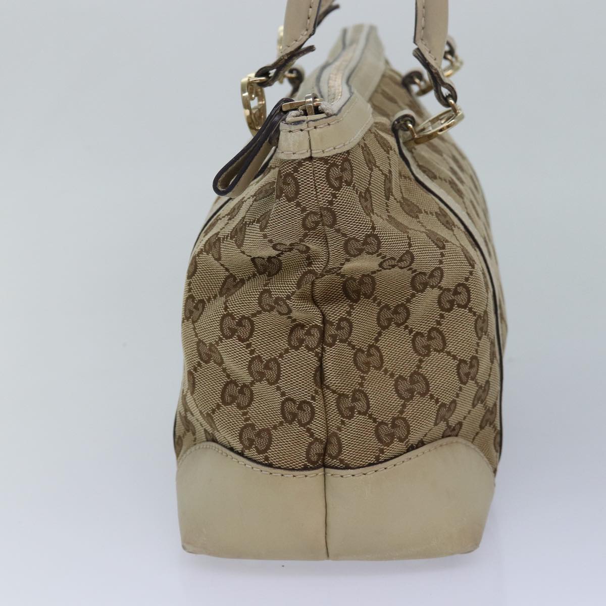GUCCI GG Canvas Tote Bag Beige 257069 78293