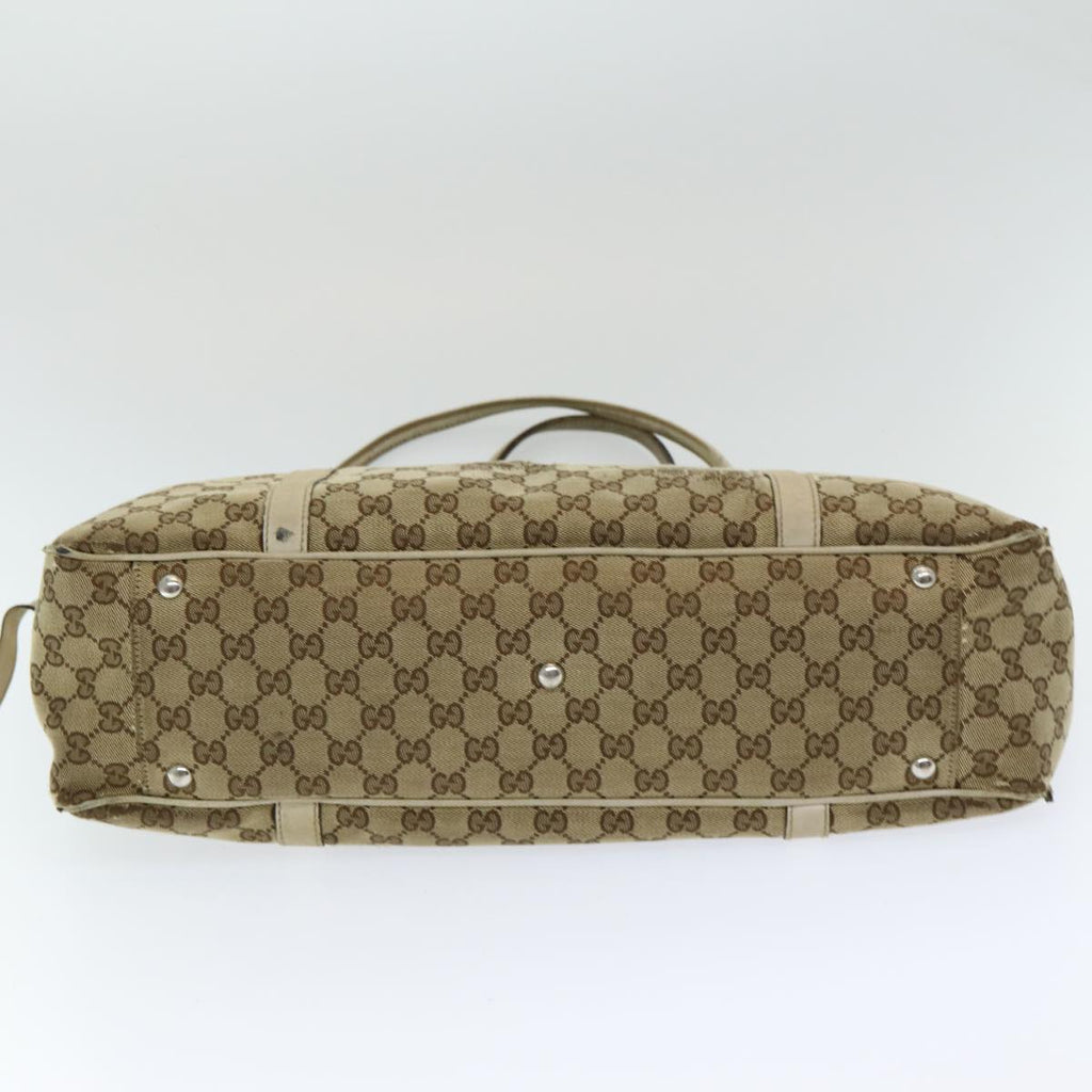 GUCCI GG Canvas Tote Bag Beige 232956 78299