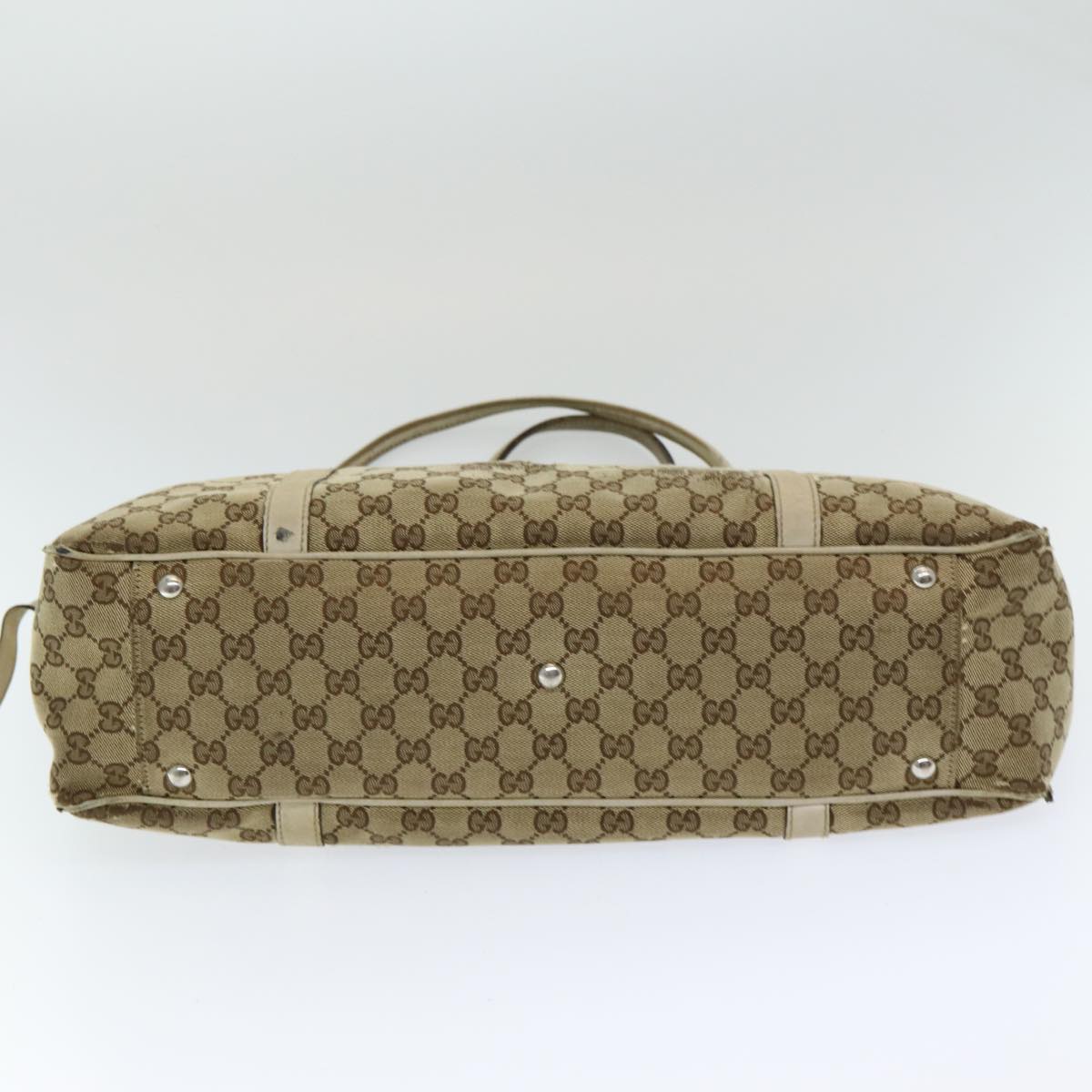 GUCCI GG Canvas Tote Bag Beige 232956 78299