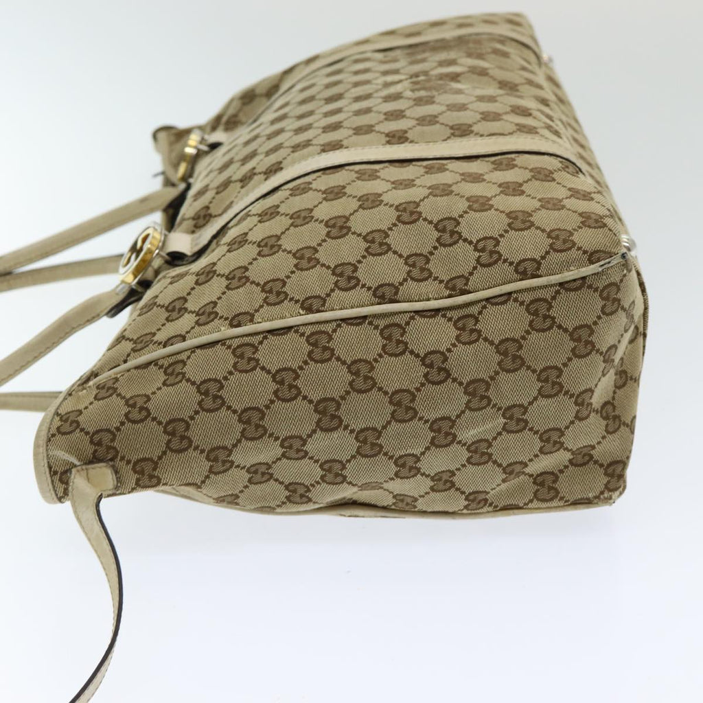 GUCCI GG Canvas Tote Bag Beige 232956 78299