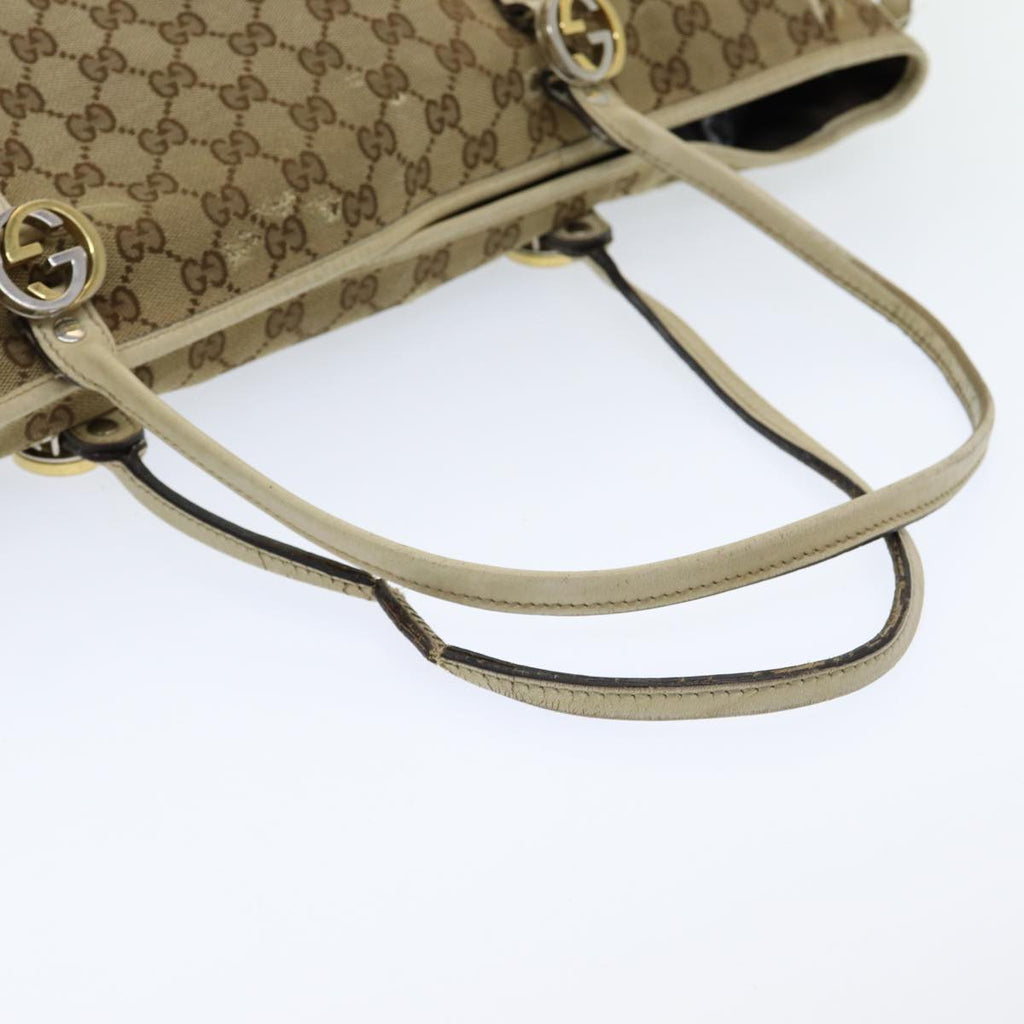 GUCCI GG Canvas Tote Bag Beige 232956 78299