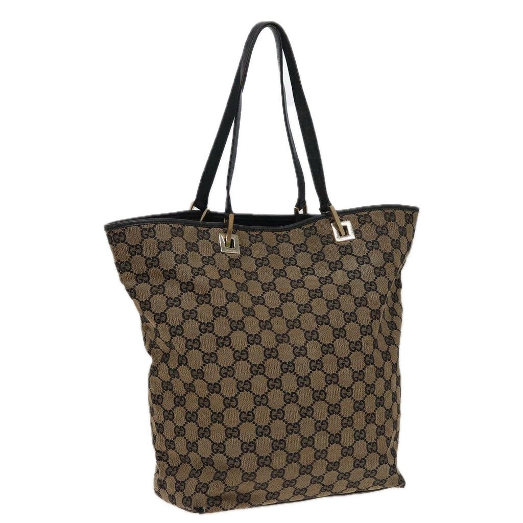 GUCCI GG Canvas Tote Bag Beige 002 1098 78341