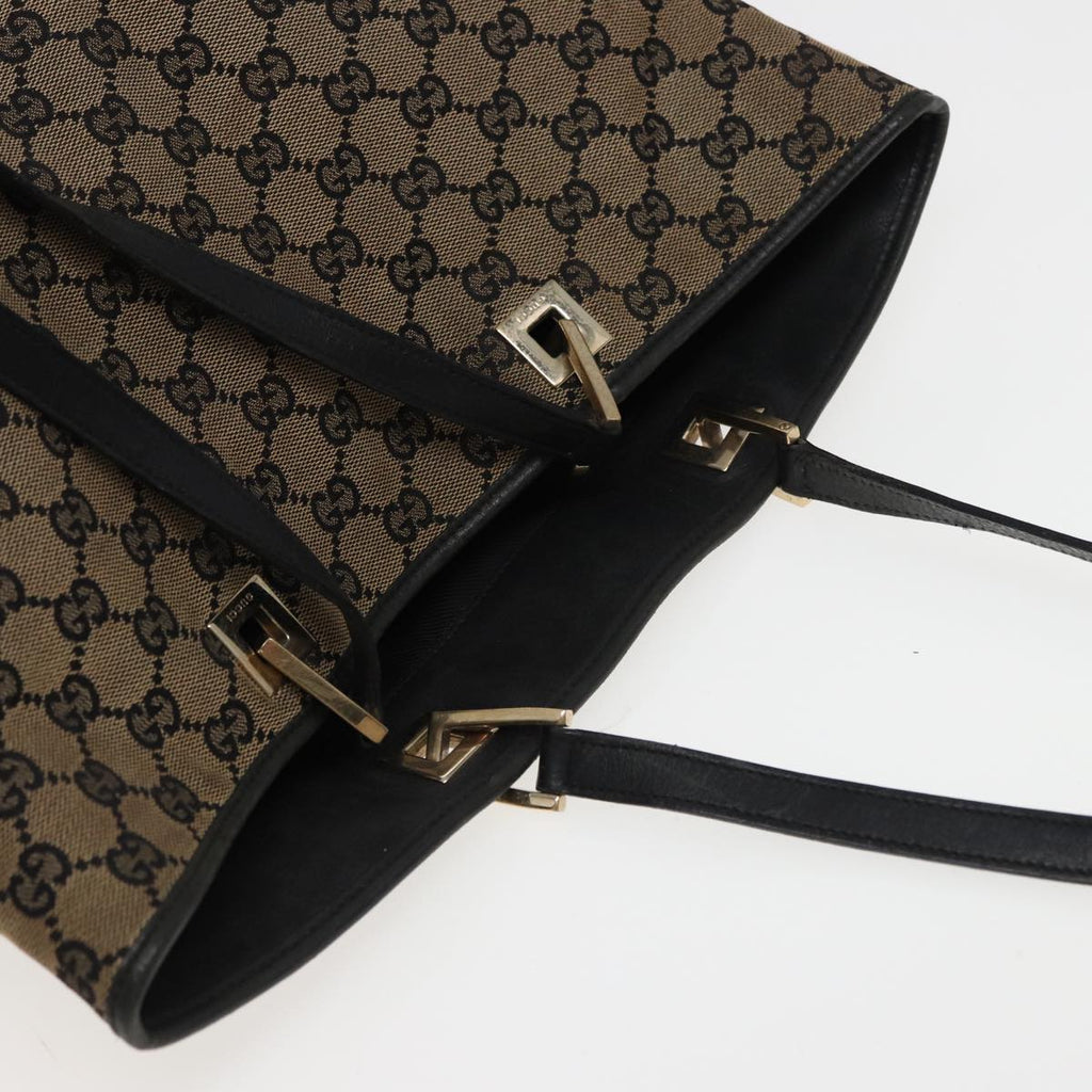 GUCCI GG Canvas Tote Bag Beige 002 1098 78341