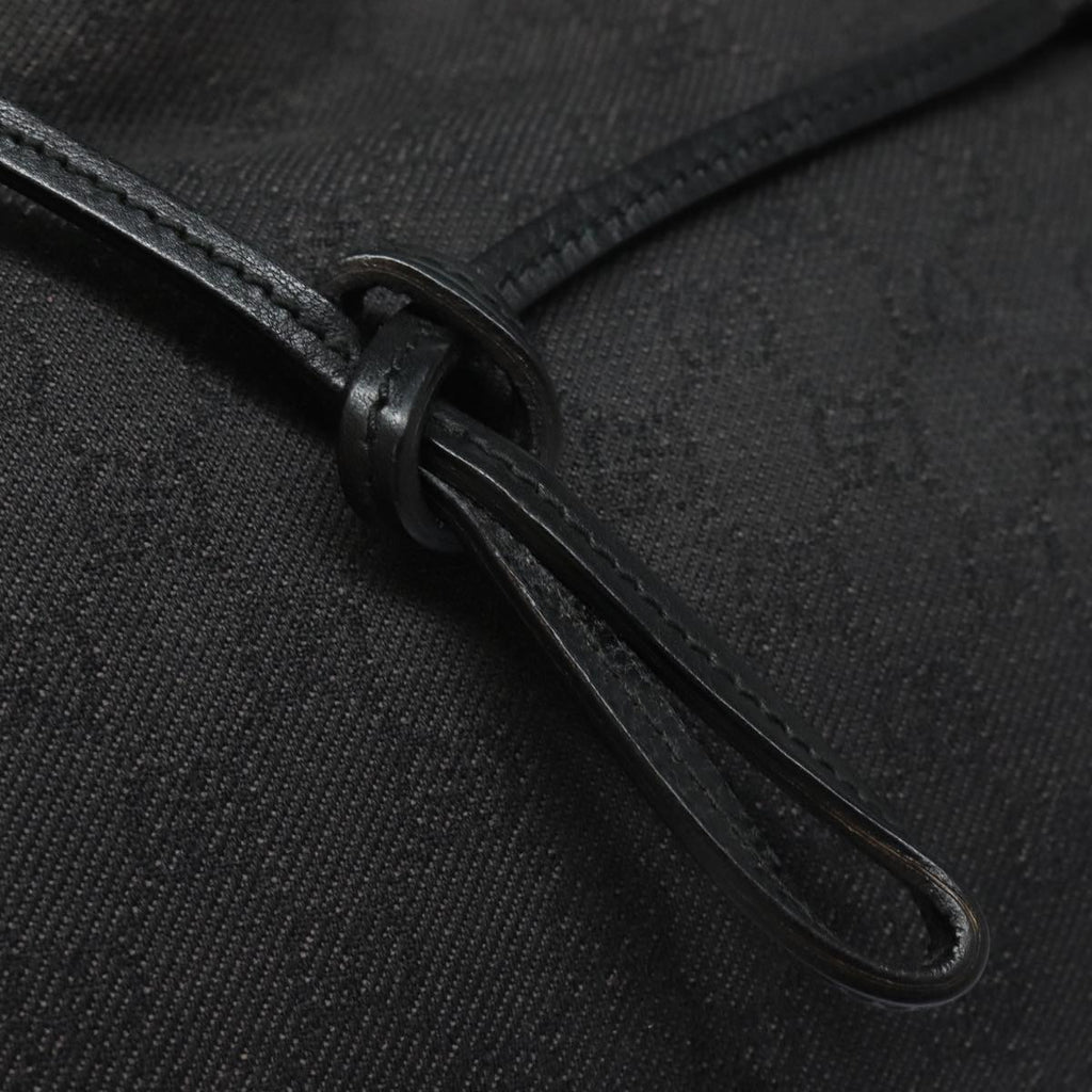 GUCCI GG Canvas Shoulder Bag Black 101975 78344
