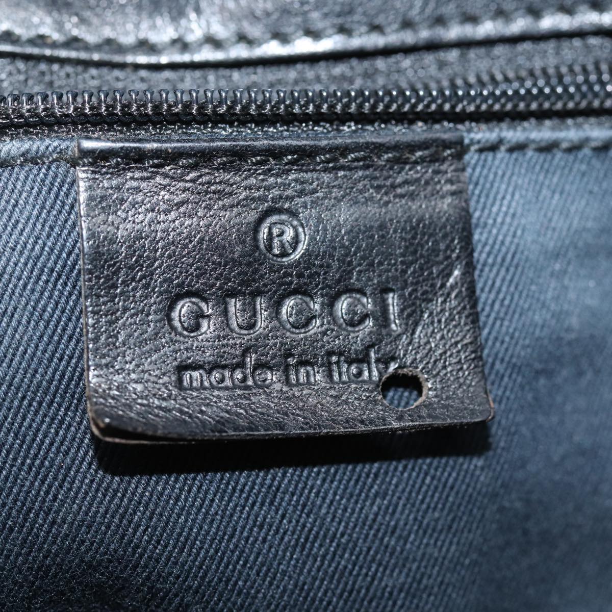 GUCCI GG Canvas Shoulder Bag Black 101975 78344