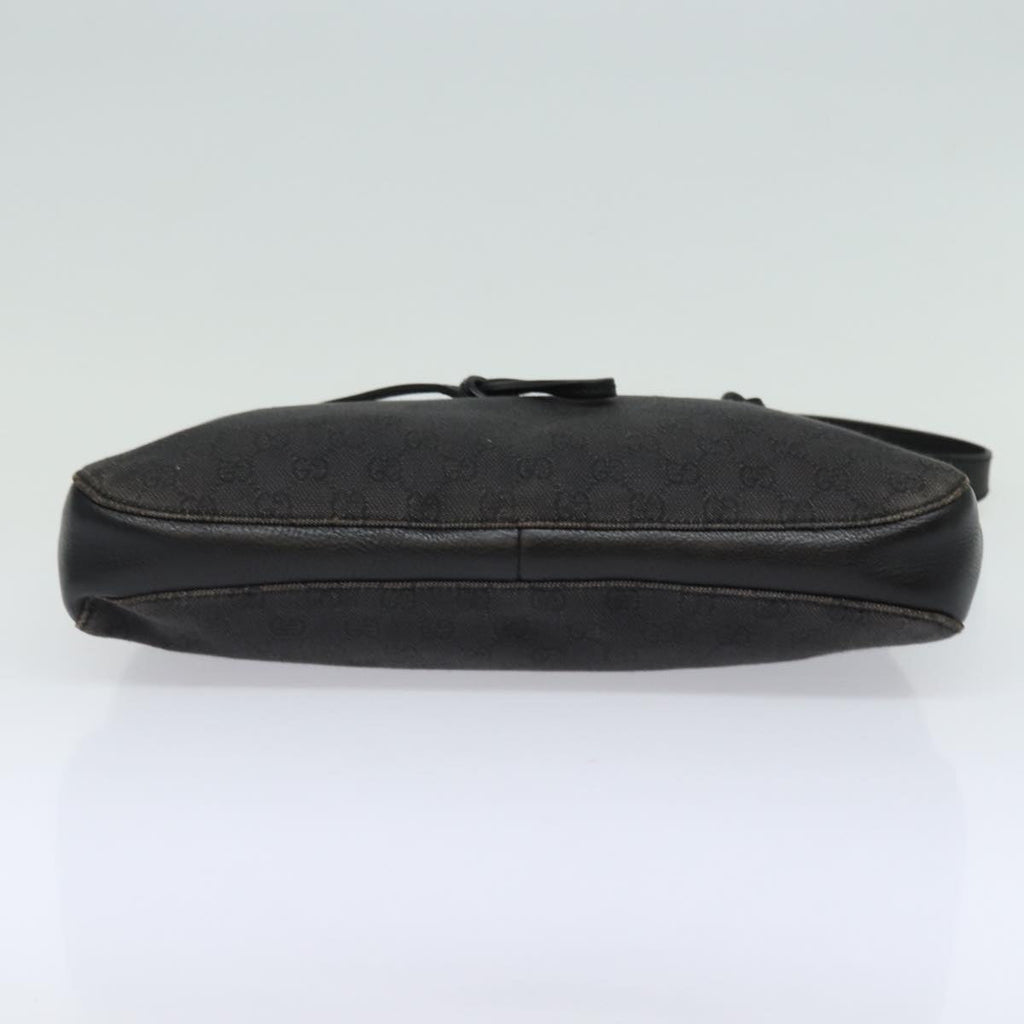GUCCI GG Canvas Shoulder Bag Black 101975 78344