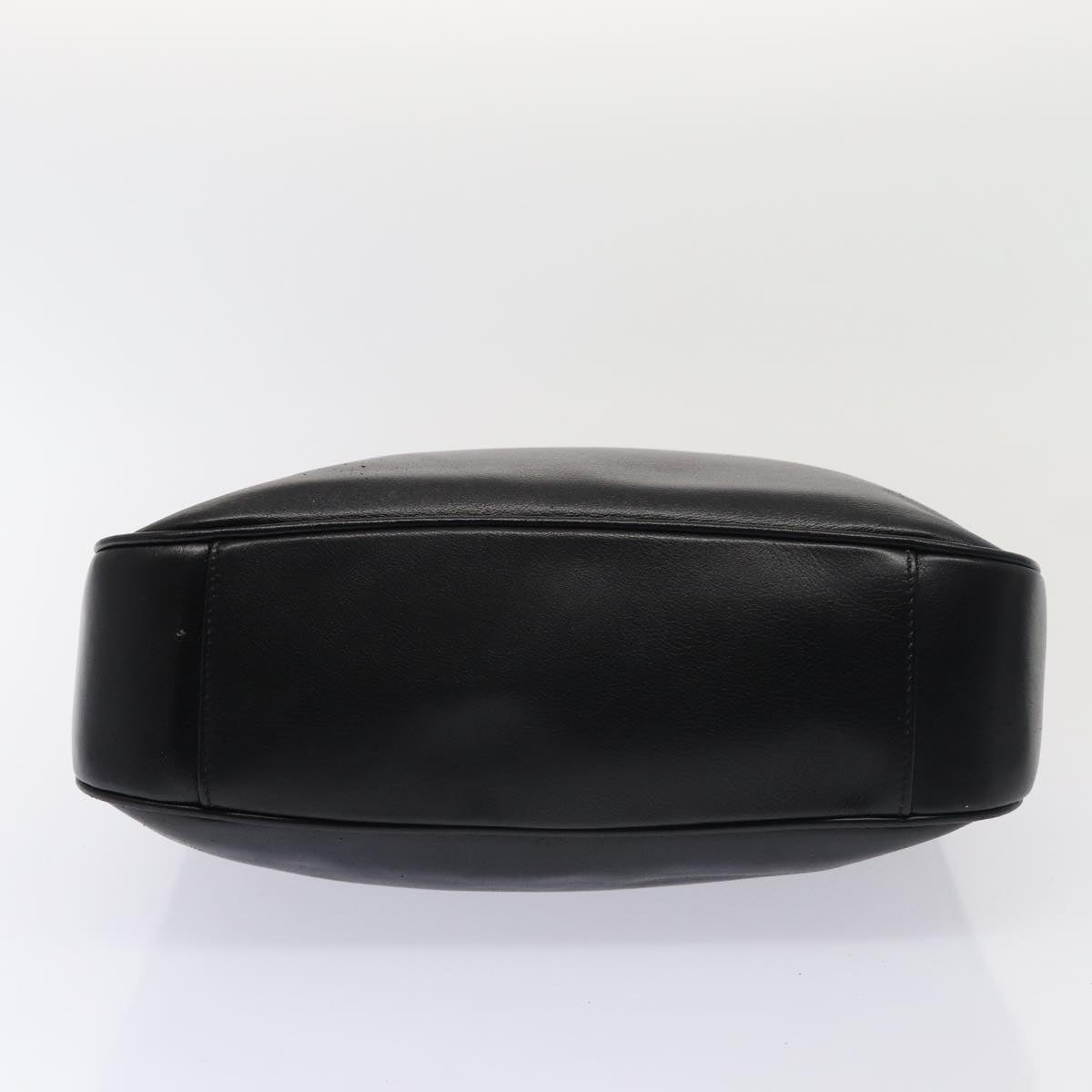 GUCCI Bamboo Shoulder Bag Leather 2way Black 001 1638 78346