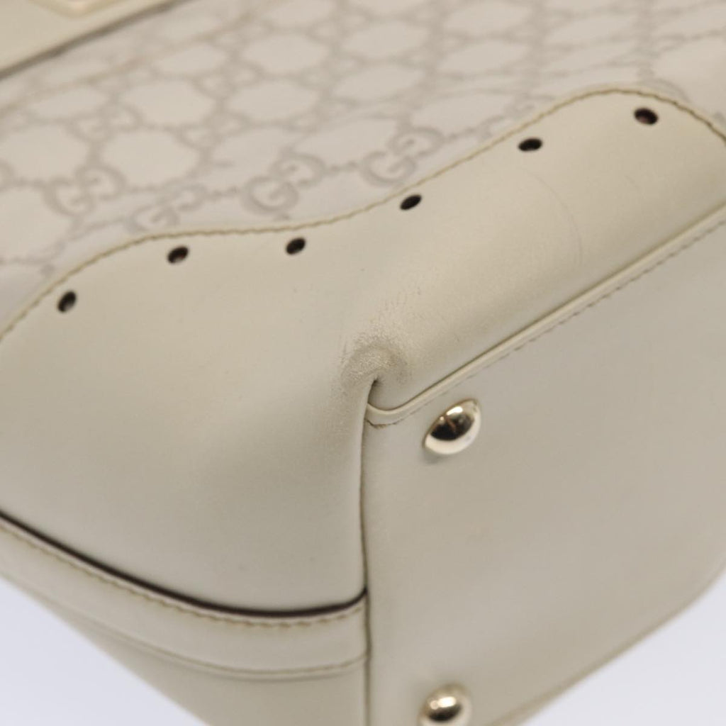 GUCCI GG Canvas Guccissima Tote Bag White 145993 78358