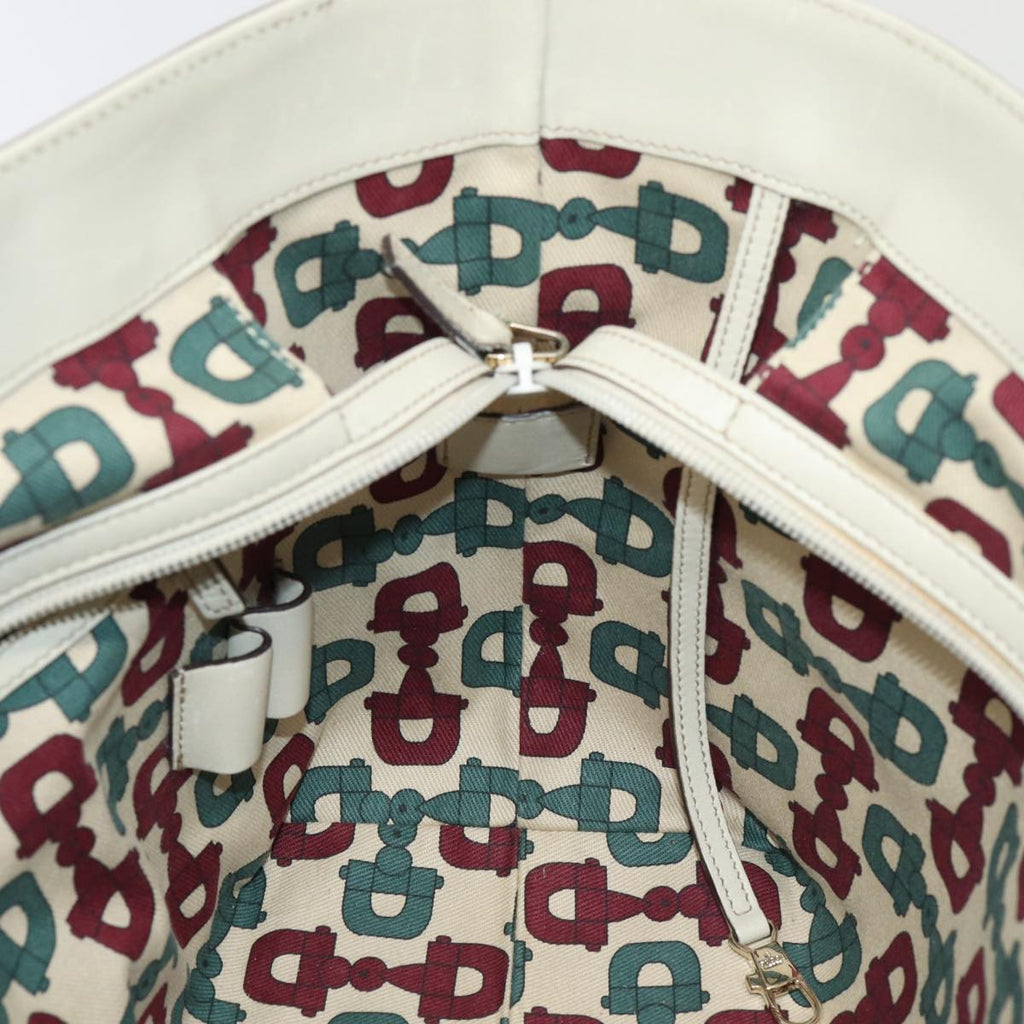 GUCCI GG Canvas Guccissima Tote Bag White 145993 78358