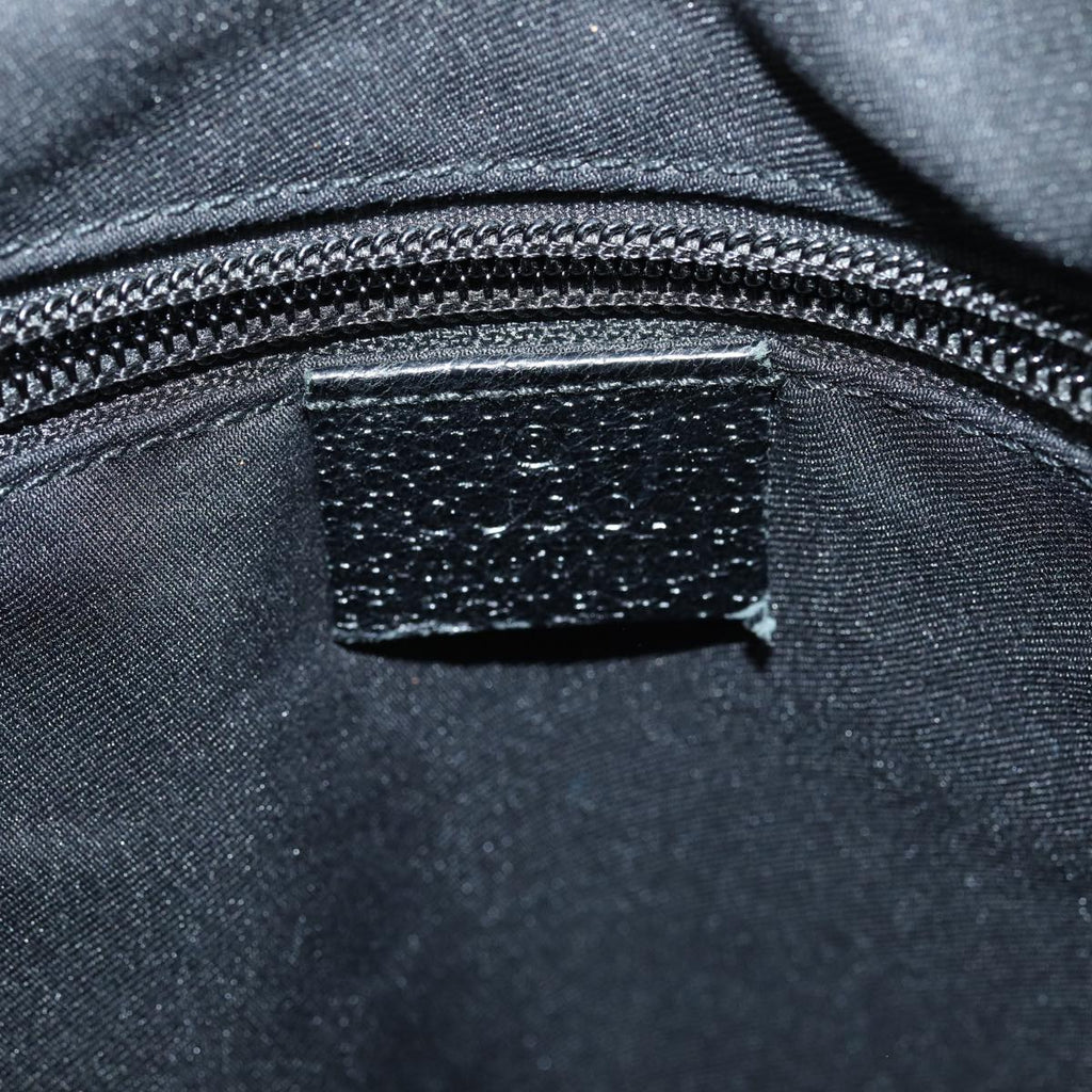 GUCCI GG Canvas Shoulder Bag Black 131211 78361
