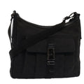 GUCCI GG Canvas Shoulder Bag Black 131211 78361