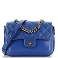 CHANEL Rock My Shoulder Flap Bag Quilted Calfskin Medium
