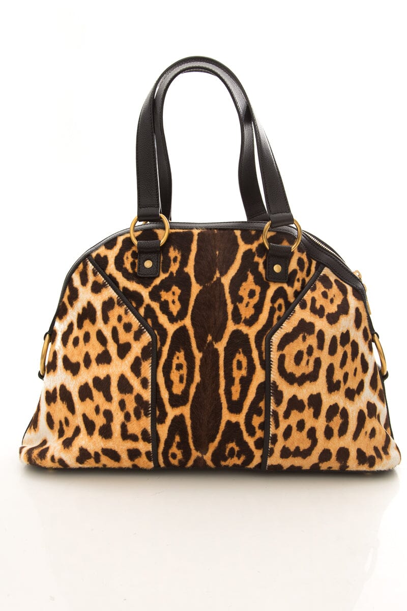 Yves Saint Laurent Cheetah Handle Bag