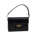 GUCCI Shoulder Bag Leather Black 78441