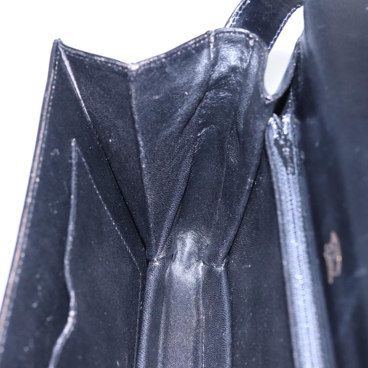 GUCCI Shoulder Bag Leather Black 78441